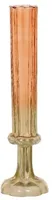 Decoris vaas glas deco 9x33cm oranje