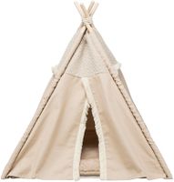 Trixie Kattenmand tipi boho beige - thumbnail