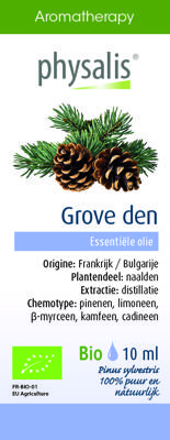 Physalis Aromatherapy Essentiële Oliën Grove Den Olie 10ml