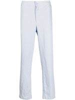 Orlebar Brown pantalon Cornell droit en lin et coton mélangés - Bleu
