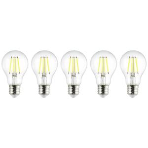 Sygonix SY-5781468 LED-lamp Energielabel A (A - G) E27 2.2 W = 40 W Warmwit (Ø x h) 60 mm x 104 mm Filament / Retro-LED 5 stuk(s)