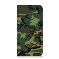 iPhone 13 Pro Max | Hoesje met Magneet | Army Dark