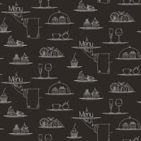 Galerie Just Kitchens Behang met menu eten en drinken - G45408