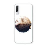 Yin Yang Wolves: Samsung Galaxy A70 Transparant Hoesje Yin Yang Wolves: Samsung Galaxy A70 Transparant Hoesje