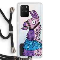 Lama: Samsung Galaxy S10 Lite Transparant Hoesje met koord