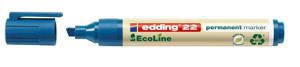 Edding 22 EcoLine 4-22003 Permanent marker Blauw Watervast: Ja