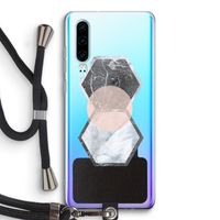 Creatieve toets: Huawei P30 Transparant Hoesje met koord