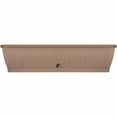 Zelfwaterende plantenpot Garden ID Taupe 80 cm