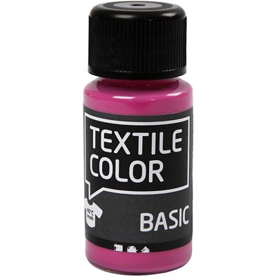 Creativ Company Textile color semi-dekkende textielverf - roze, 50ml