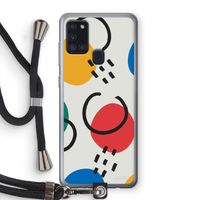 Illustratieve pop 3: Samsung Galaxy A21s Transparant Hoesje met koord