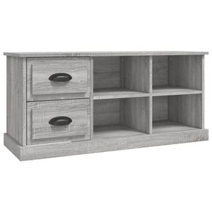 The Living Store TV-kast s - TV-kasten - 102 x 35.5 x 47.5 cm - Grijs sonoma eiken