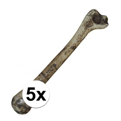 Horror Thema Decoratie Bot - 5x - 34 cm - Halloween - Kerkhof Versiering