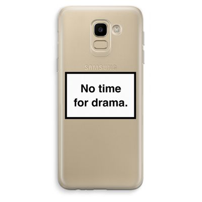 No drama: Samsung Galaxy J6 (2018) Transparant Hoesje
