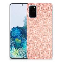 Samsung Galaxy S20 Plus | TPU bumper | Pattern Orange
