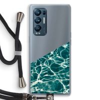 Weerkaatsing water: Oppo Find X3 Neo Transparant Hoesje met koord