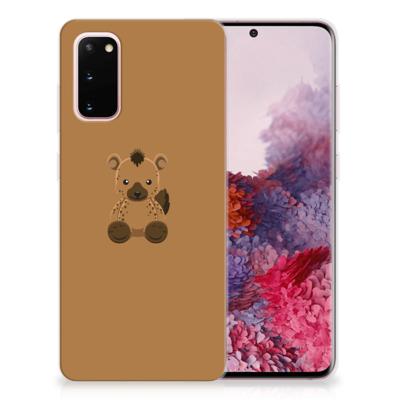 Samsung Galaxy S20 Telefoonhoesje met Naam Baby Hyena Samsung Galaxy S20 Telefoonhoesje met Naam Baby Hyena