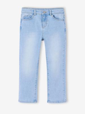 Smalle jeans large meisjes gebleekt denim