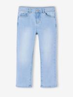 Smalle jeans large meisjes gebleekt denim
