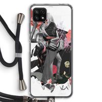 Dissimulation du réel: Samsung Galaxy A22 5G Transparant Hoesje met koord