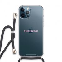 kwetsbaar: iPhone 13 Pro Max Transparant Hoesje met koord