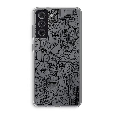Vexx Black City : Samsung Galaxy S21 FE Transparant Hoesje