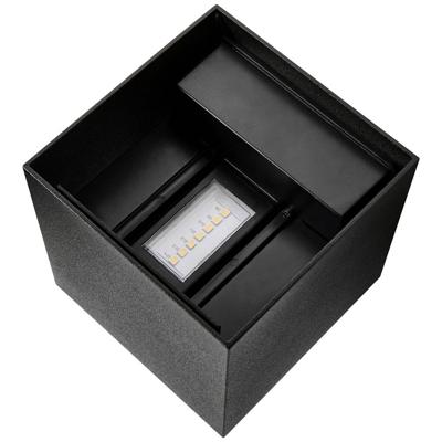 Nordlux Milda kubi 2418331003 LED-buitenlamp (wand) 4.90 W LED-module Zwart