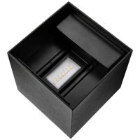 Nordlux Milda kubi 2418331003 LED-buitenlamp (wand) 4.90 W LED-module Zwart