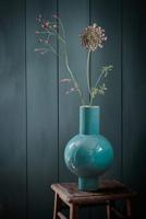 Pip Studio Vaas Metaal Medium Donkergroen 24x40cm