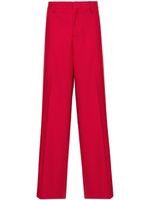 Moschino pantalon de costume à taille haute - Rouge - thumbnail