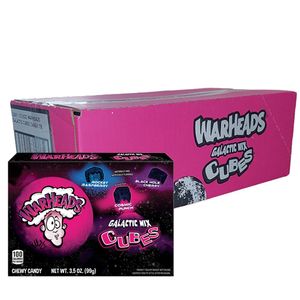 Warheads - Galactic Mix Cubes Theater Box - 12 stuks