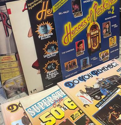 10 x Random Fifties / Rock & Roll LP&apos;s - Best of Hits