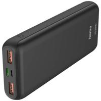 Hama PD20-HD Powerbank 20000 mAh LiPo USB-A, USB-C Antraciet - thumbnail