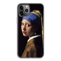 The Pearl Earring: iPhone 11 Pro Transparant Hoesje