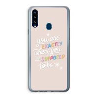 Right Place: Samsung Galaxy A20s Transparant Hoesje