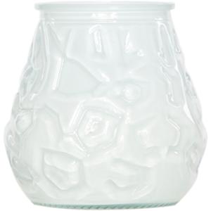 Cosy & Trendy mini lowboy tafelkaars - wit - 17 Branduren - 7 cm - kaars