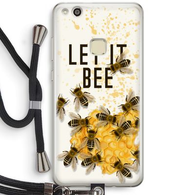 Let it bee: Huawei Ascend P10 Lite Transparant Hoesje met koord
