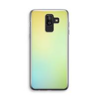 Minty mist pastel: Samsung Galaxy J8 (2018) Transparant Hoesje - thumbnail