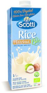 Riso Scotti Rice drink hazelnut bio (1 ltr)