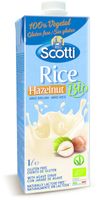 Riso Scotti Rice drink hazelnut bio (1 ltr) - thumbnail