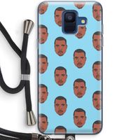 Kanye Call Me?: Samsung Galaxy A6 (2018) Transparant Hoesje met koord
