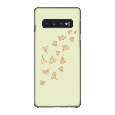 Falling Leaves: Samsung Galaxy S10 4G Volledig Geprint Hoesje