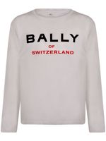 Bally t-shirt en coton biologique à logo imprimé - Blanc