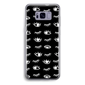 Eye pattern #3: Samsung Galaxy S8 Plus Transparant Hoesje