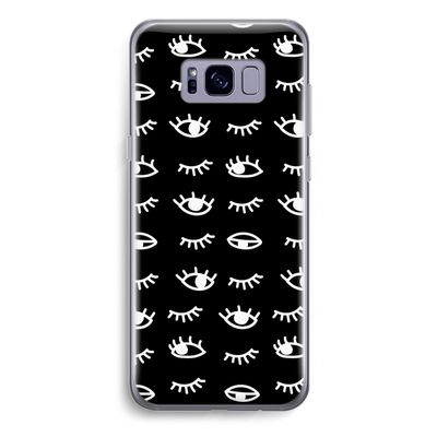 Eye pattern #3: Samsung Galaxy S8 Plus Transparant Hoesje