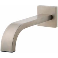 Wiesbaden Baduitloop - Vierkant - 25cm - 1/2inch - Geborsteld Staal