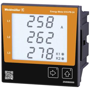 Weidmüller ENERGY METER 610-PB-24 Digitaal inbouwmeetapparaat