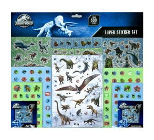 Jurassic World Stickerset 500 Delig