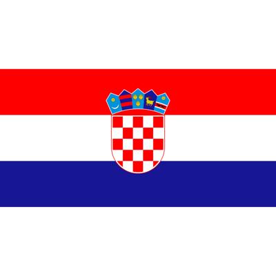 Vlag Kroati? - rood/wit/blauw - polyester - 90x150 cm - Croatia