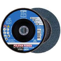 PFERD 67785186 PFC 180 Z50 SG POWER STEELOX Lamellenschuurschijf Diameter 180 mm Boordiameter 22.23 mm RVS, Staal 10 stuk(s)