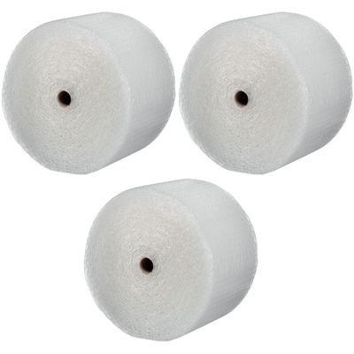 3x Noppenfolie/bubbeltjesfolie op rol 50 m x 50 cm